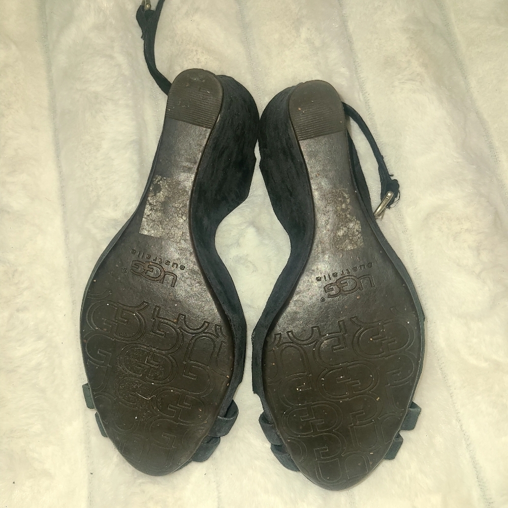UGG Women's Black Sandals - Picture 4 of 7